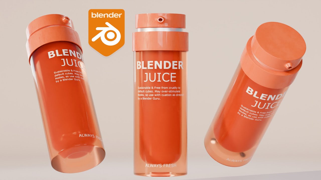 Сделайте рендер этого продукта | Урок для начинающих по Blender 5.0