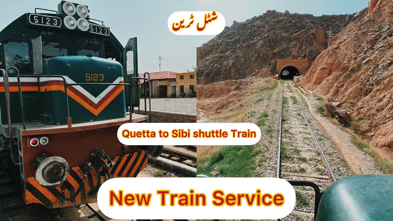 New Train Service from Quetta to Sibi || Shuttle Train First Time Travelling || ML-3 #quetta