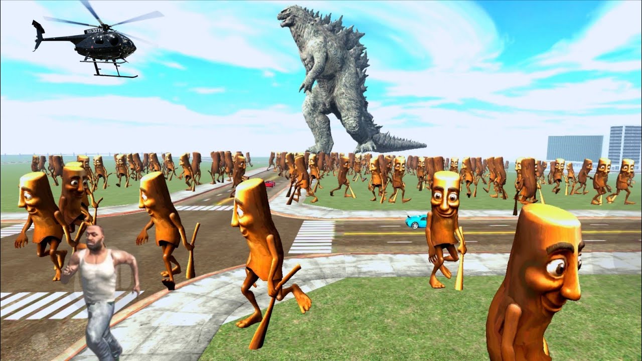 Tung Tung Tung Sahur And Godzilla Attacked Our City Together 🔥| Indian Bike Driving 3D
