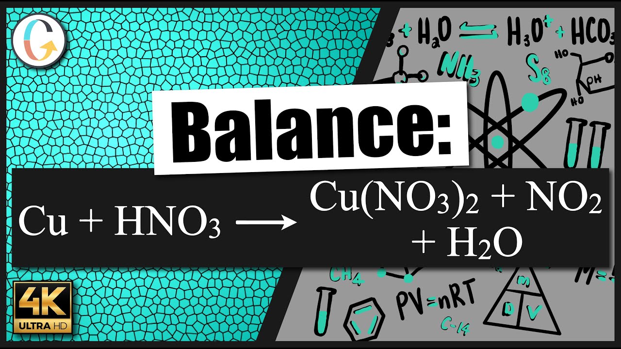 How to balance a chemical equation like an Ivy League student: Cu + HNO3 → Cu(NO3)2 + NO2 + H2O