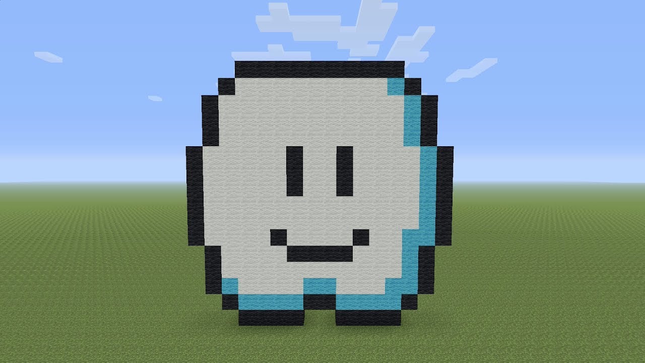 Minecraft Pixel Art - Mario Cloud