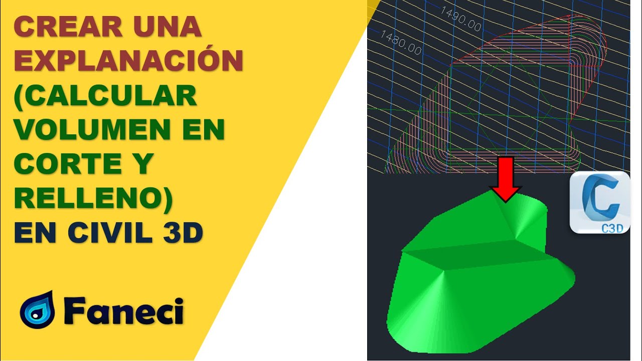 Calcular Volumen de Corte y Relleno en Explanaciones con CIVIL 3D | Nivelación y Plataformas✅