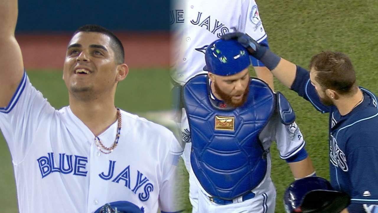 TB@TOR: Benches clear after Osuna earns the save
