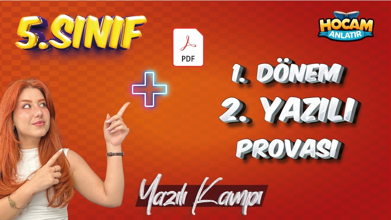 5. Sınıf Türkçe | 1. Dönem 2. Yazılı Provası #5türkçeyazılı