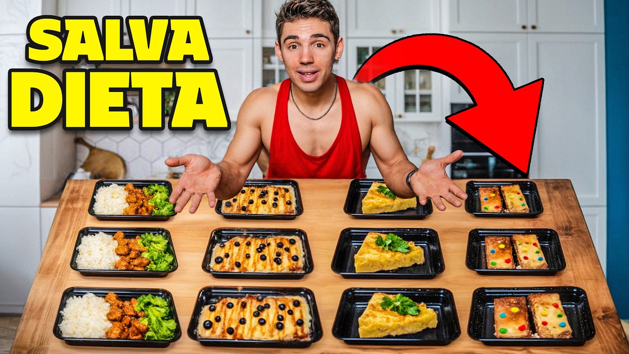 24h CON LA DIETA INFALLIBILE *Meal Prep - impossibile Sgarrare*