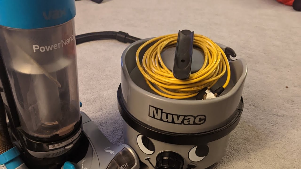 giant mess test with the numatic nuvac