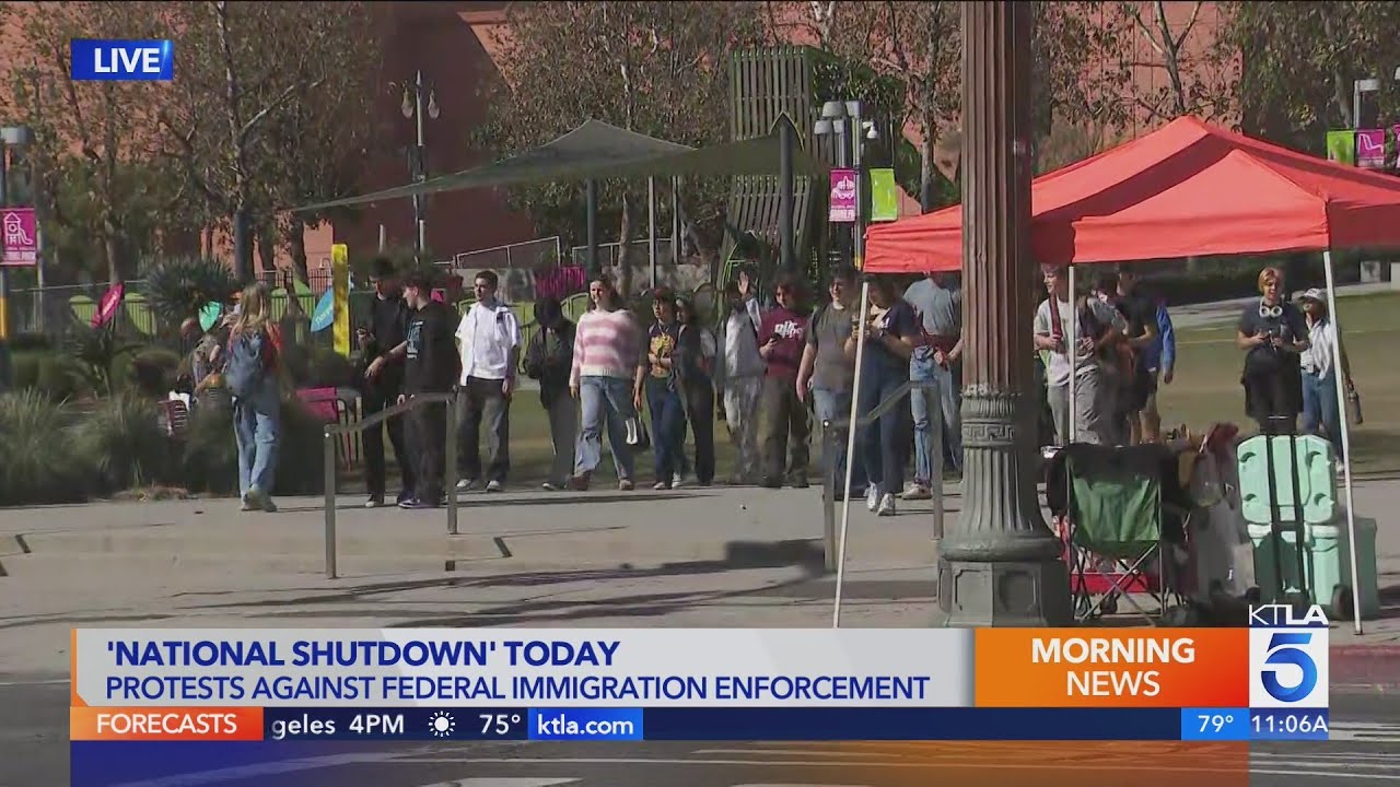 'ICE Out' protests planned across L.A. as activists call for nationwide shutdown