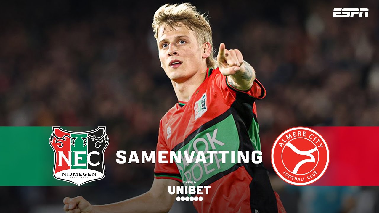 🧤 ROEFS onder de LAT bij N.E.C. & RODE kaart voor VAN ROOIJ 🔴 | Samenvatting NEC - Almere City