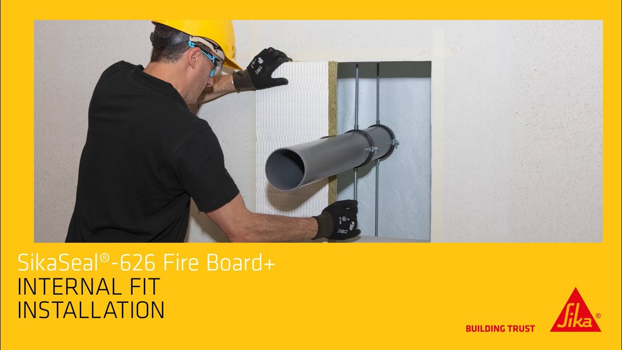 Firestop mineral wool board SikaSeal®-626 Fire Board+