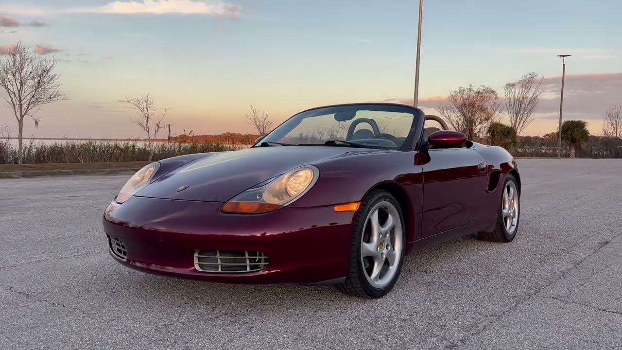 44k Mile, Arena Red Porsche Boxster - Walk Around