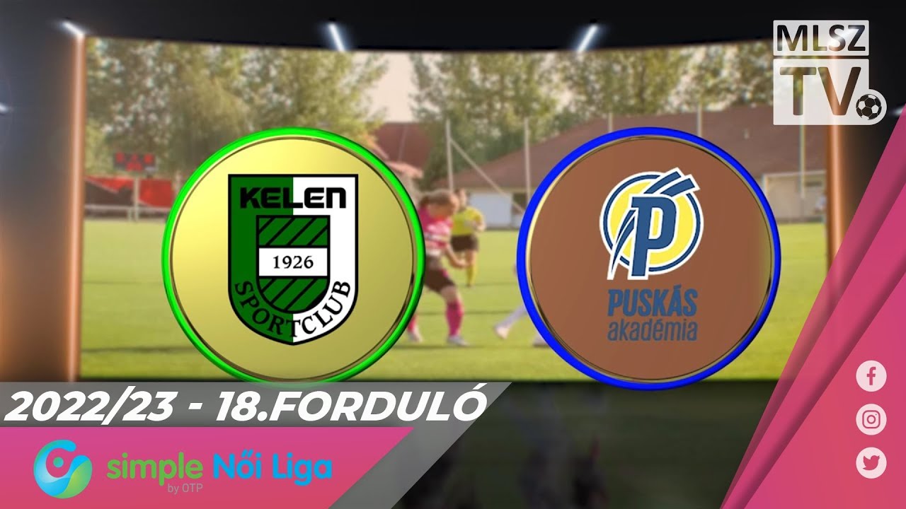 Kelen SC - Puskás Akadémia FC | 0-1 | Simple Női Liga | 18. forduló | MLSZTV