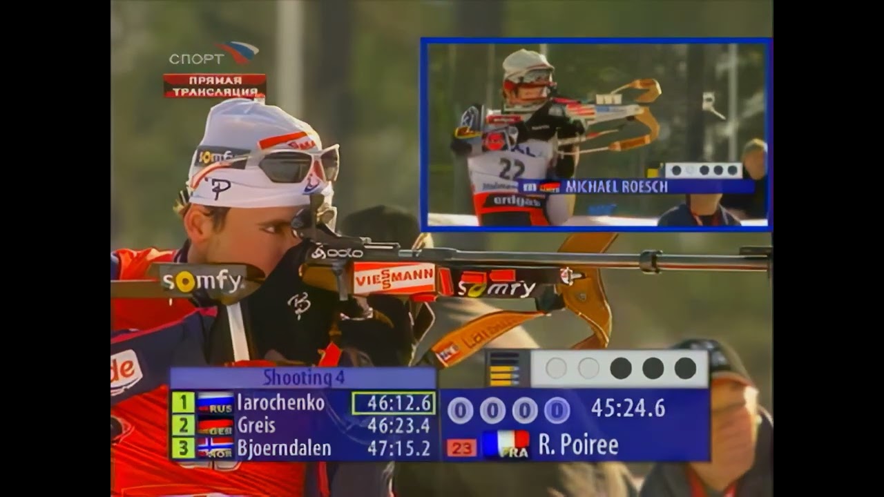 Biathlon World Cup 2006-07 Holmenkollen - Individual - Raphael Poiree's win no. 44 (his last)