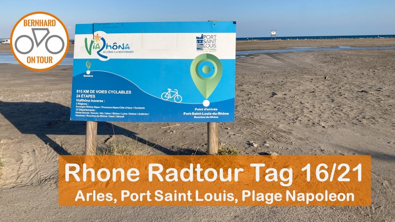 Arles, Rhonemündung, Port Saint Louis, Plage Napoleon Rhone Radtour