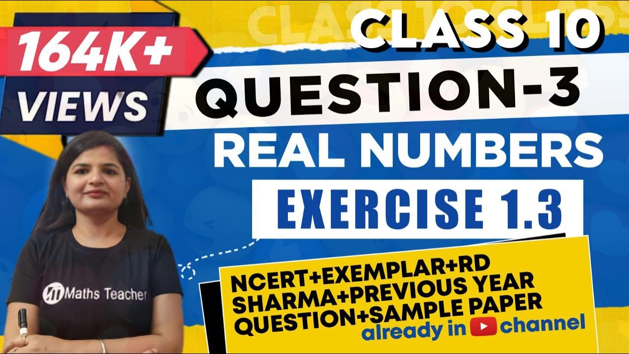 Real Numbers | Chapter 1 Ex 1.3 Q - 3(i,ii,iii)  | NCERT | Maths Class 10th