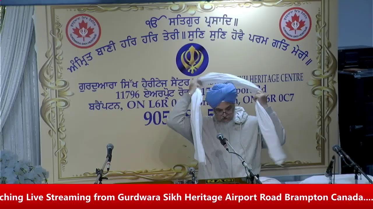 Live On  ( 17-1- 2026 Evening)  Gurdwara Sikh Heritage.