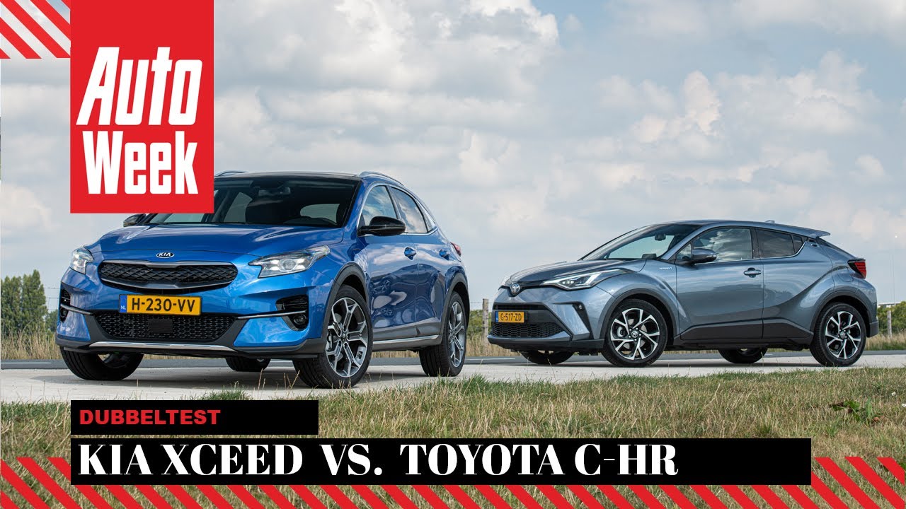 Kia Xceed PHEV vs. Toyota C-HR Hybrid - AutoWeek dubbeltest - English subtitles