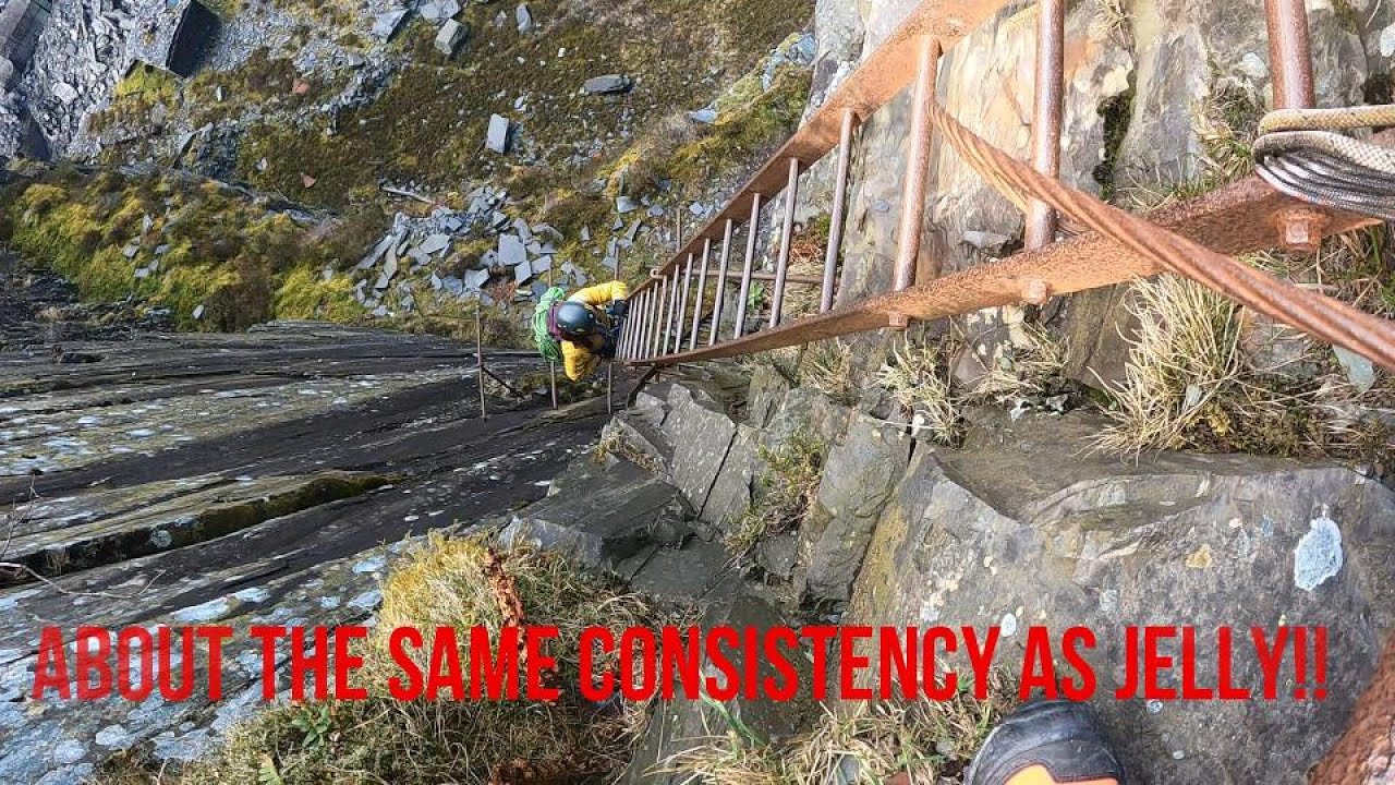 Snakes & Ladders Dinorwic Quarry April 2023