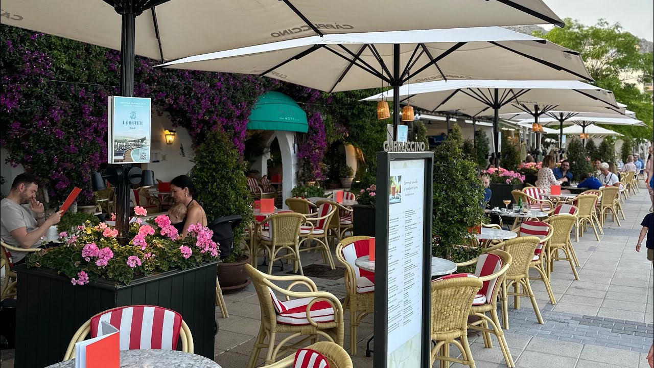 Streets of Port de Pollença: Elegant Cafés & Luxury Restaurants #spain #mallorca #travel