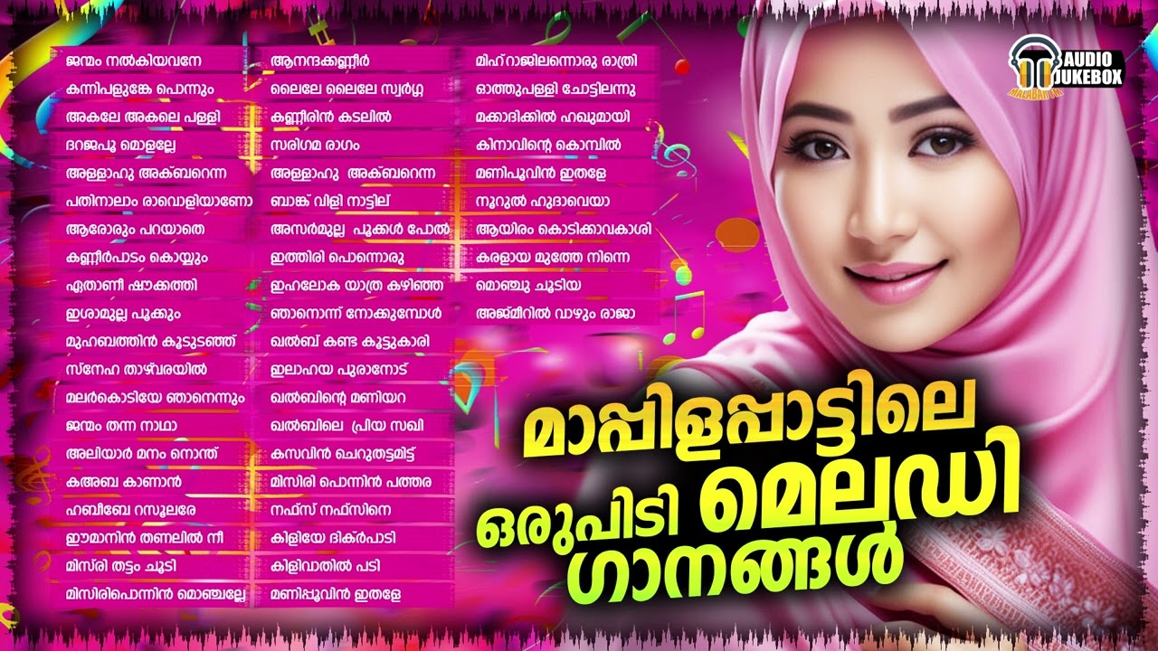മാപ്പിളപ്പാട്ടിലെ ഒരുപിടി മെലഡി ഗാനങ്ങൾ | Superhit Mappilappattu Melody Songs | Audio Jukebox