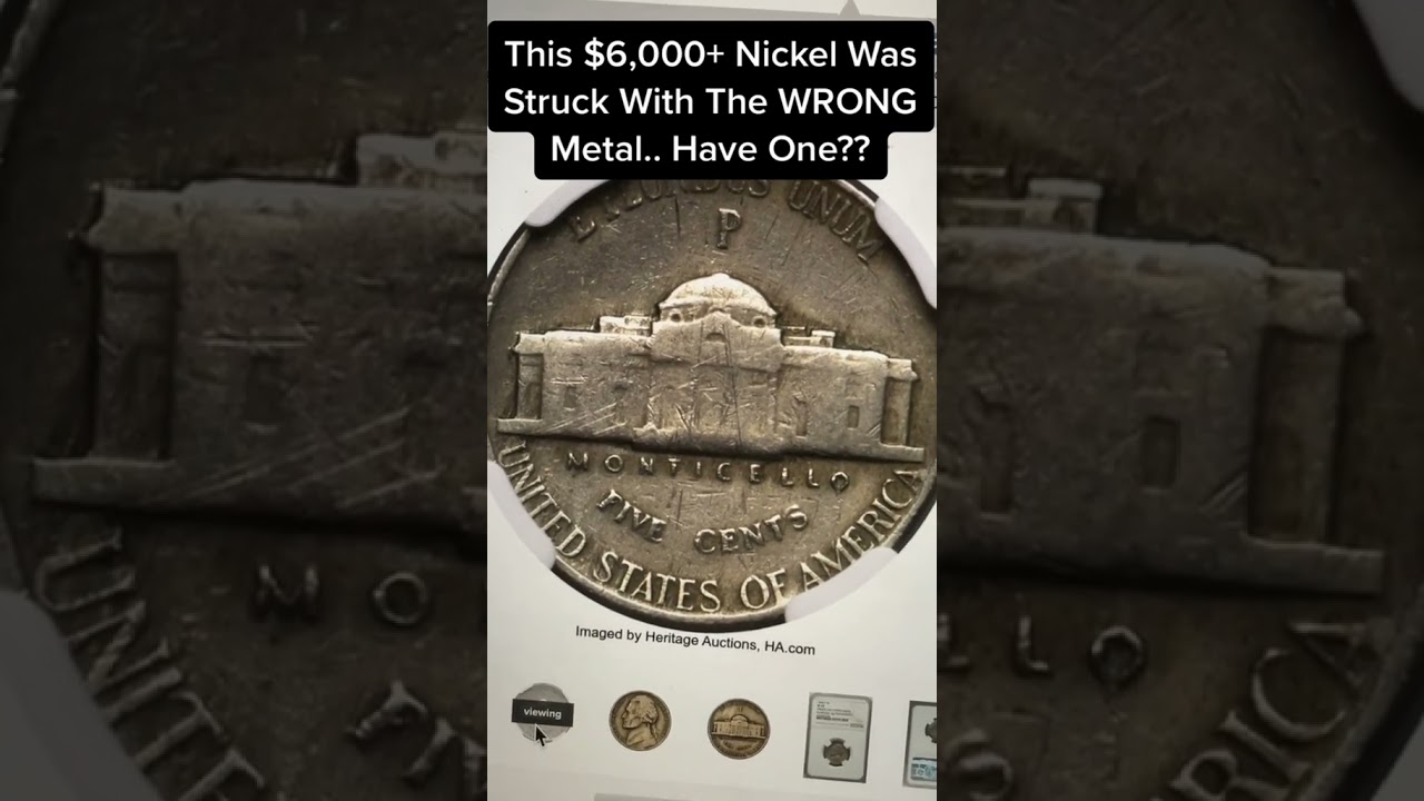1944-P CLAD Jefferson Nickel Worth Thousands of $$$!!