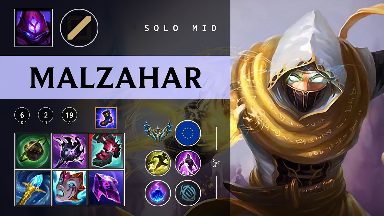 Malzahar Mid vs Zac - EUW Challenger Patch 26.05
