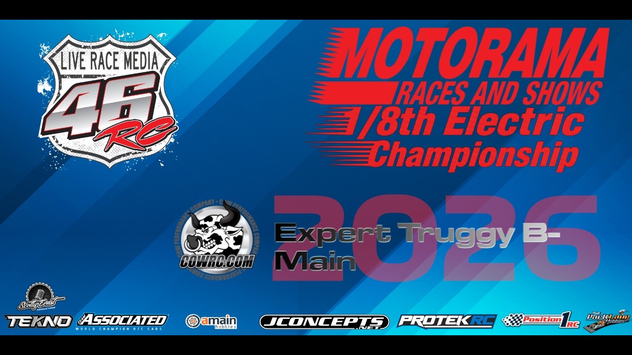 CowRC Presents: Race 18 - Expert E-Truggy B-Main from Motorama 2026