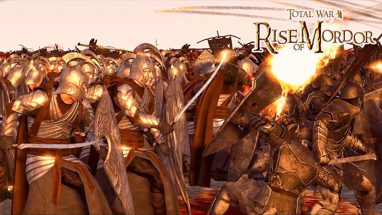 Rise Of Mordor -  Angmar Invision Elves  - LOTR  Cinematic Battle