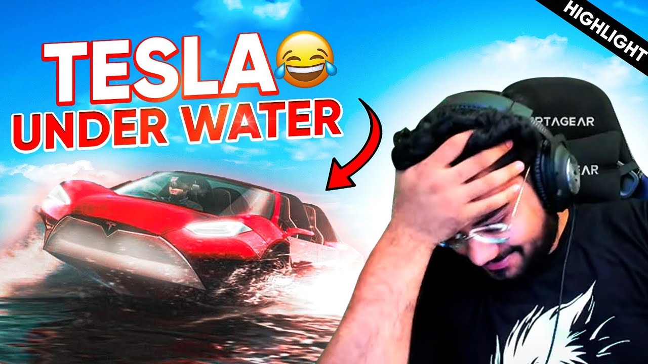 HOW TO DRIVE TESLA UNDERWATER 🤩 || H¥DRA ALPHA BGMI HIGHLIGHT! 😎
