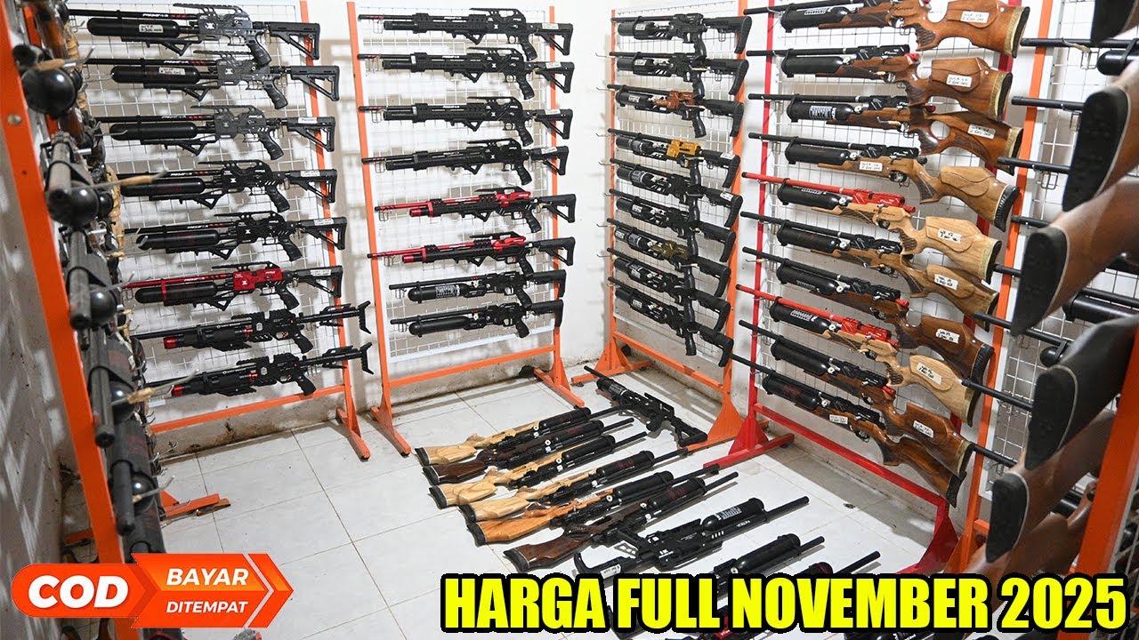 Update harga senapan angin november 2025 (SEMUA MERK PCP BOCAP CNC READY)