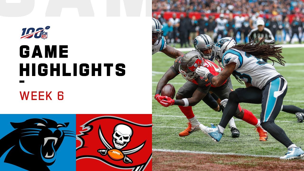 Panthers vs. Buccaneers Week 6 Highlights | NFL 2019