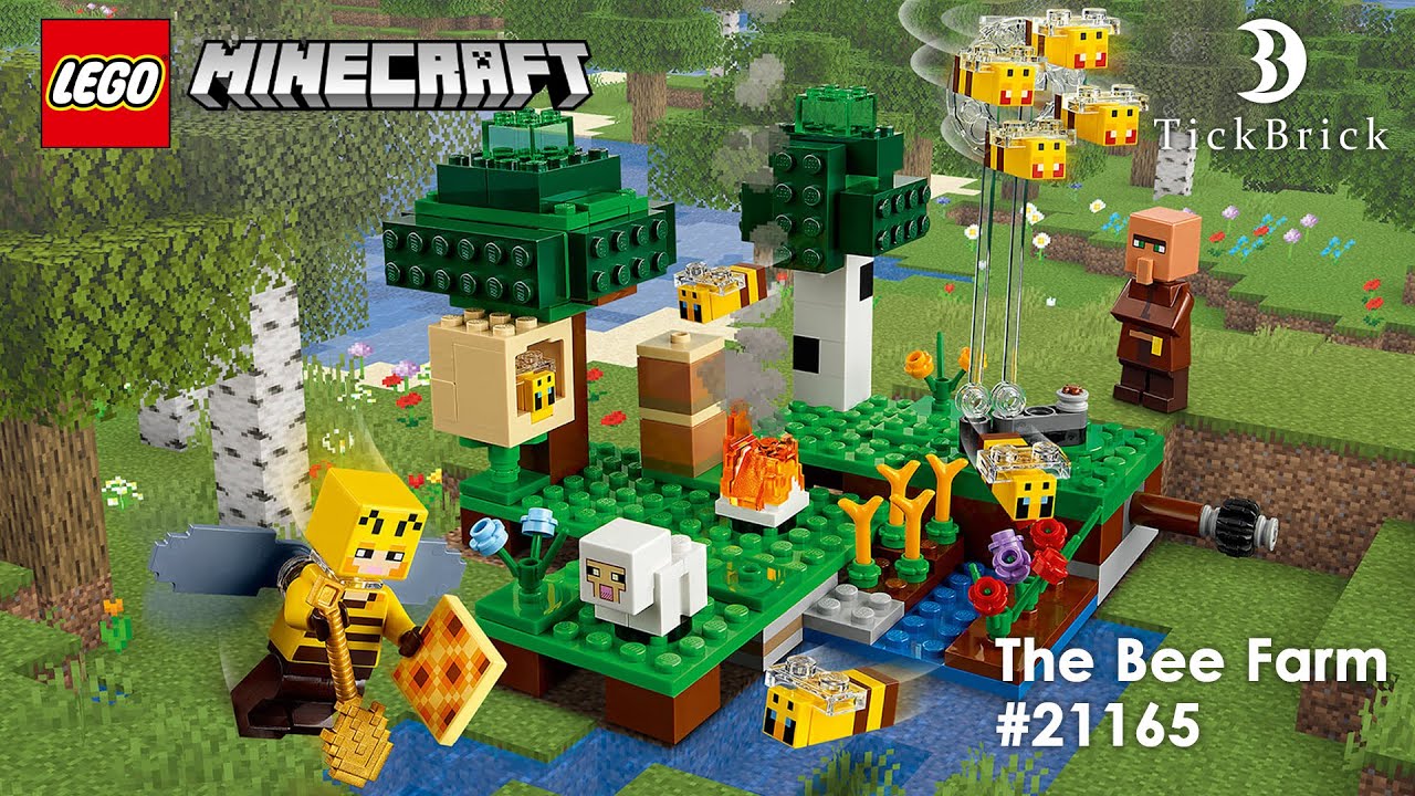 LEGO Minecraft - The Bee Farm (Пчелиная ферма) 21165 Быстрая сборка
