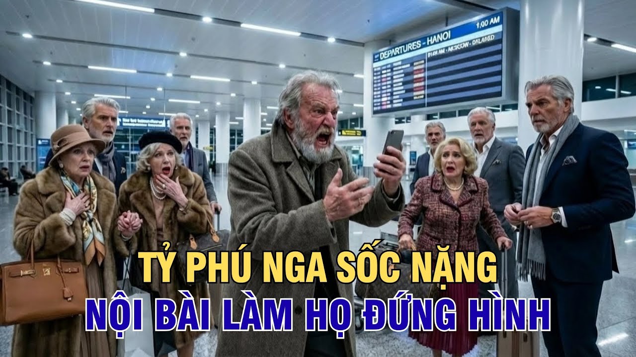 Sân Bay Nội Bài Náo Loạn: Hàng Chục Tỷ Phú Nga Bất Ngờ Ồ Ạt Gọi Điện Về Nước Sau 5 Phút!!!