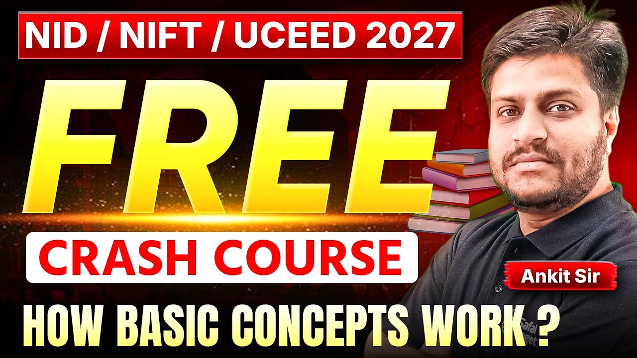 How Basic Concepts Work in Design Exams? | NID/ NIFT/ UCEED 2027 Free Crash Course!