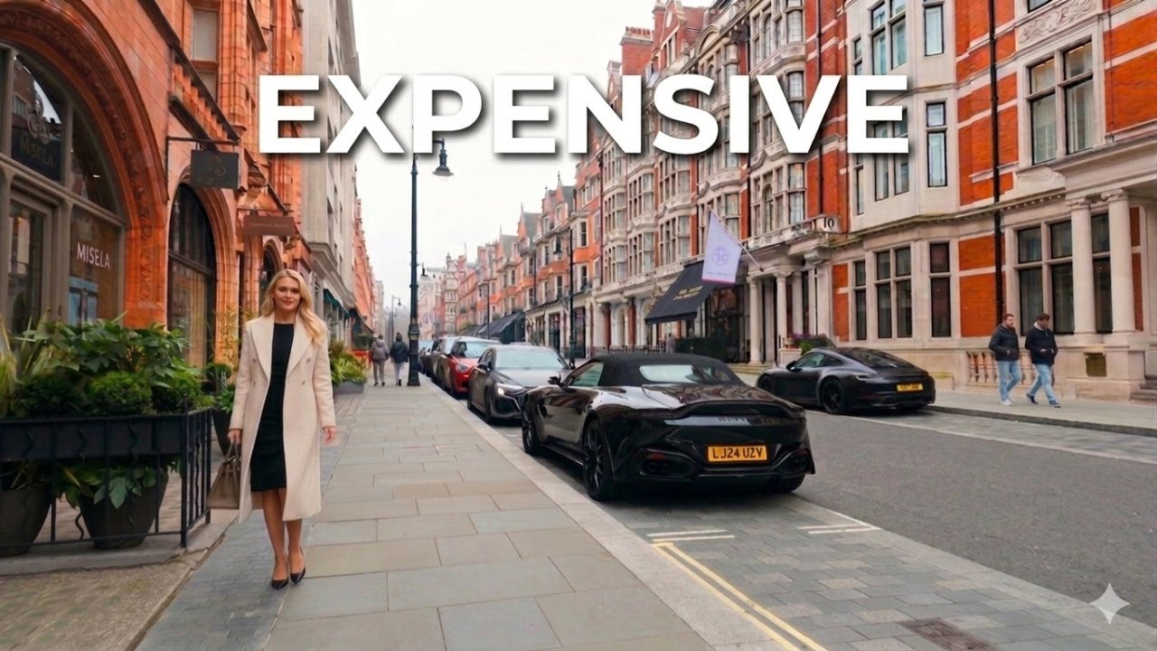 London Walk ✨ Luxury Mayfair Streets, Boutiques & Supercars | 4K