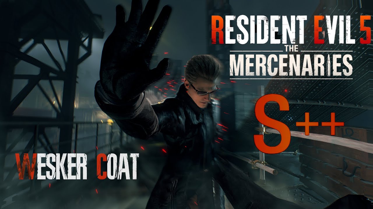 Resident Evil 4 Remake Mercenaries - Wesker Coat S++ Rank (Docks) 4K 60FPS