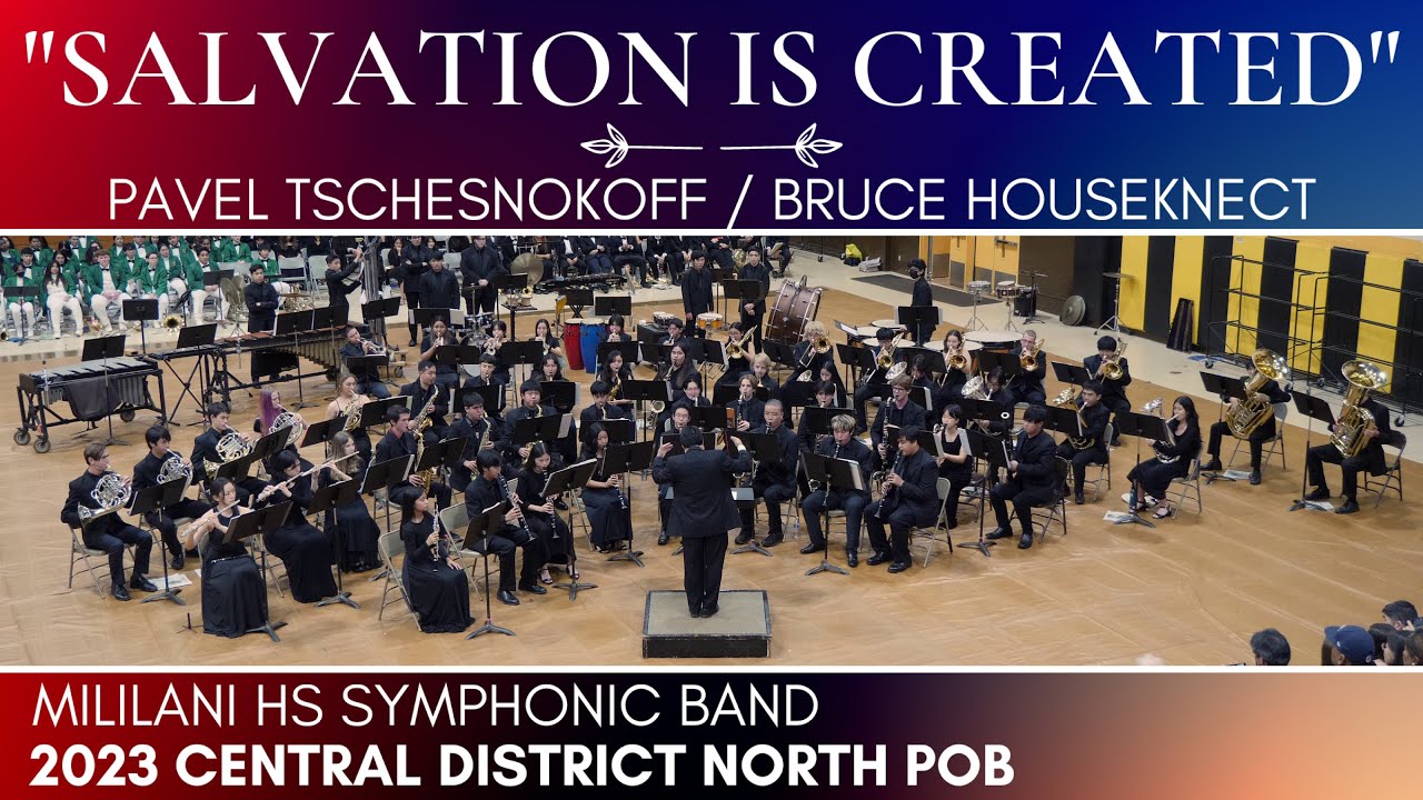 Salvation Is Created | Mililani HS Symphonic Band | 2023 Central District North POB