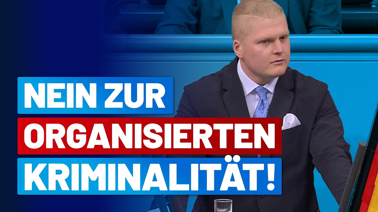 Christopher Drößler zur organisierten Kriminalität! - AfD-Fraktion im Bundestag