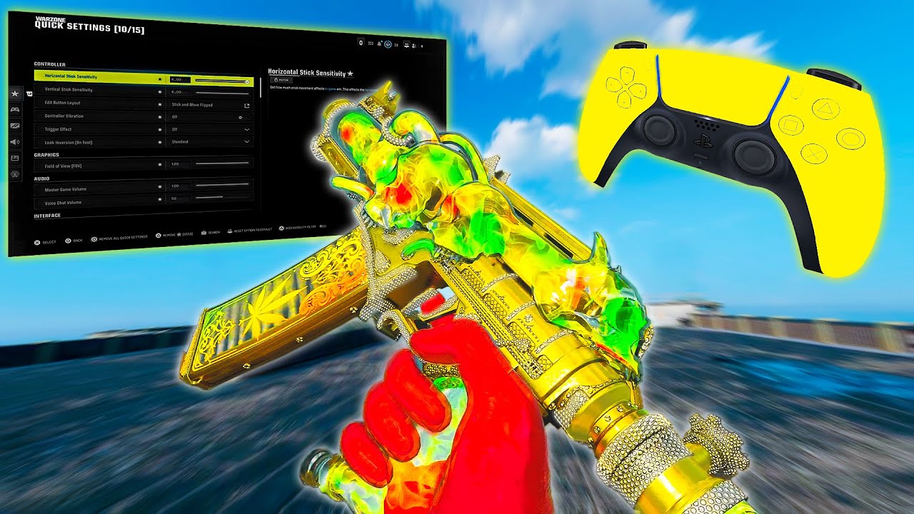🐐 of Console Omni-Movement + Best Warzone Controller Settings