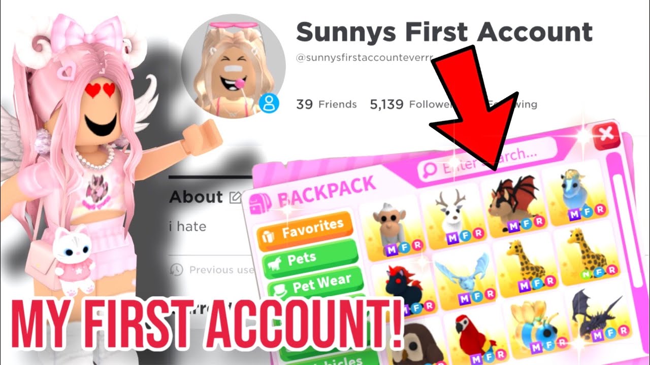 I Logged Onto My FIRST EVER ADOPT ME ACCOUNT And I Was SHOCKED By How Rich I Was... *SHOCKING*