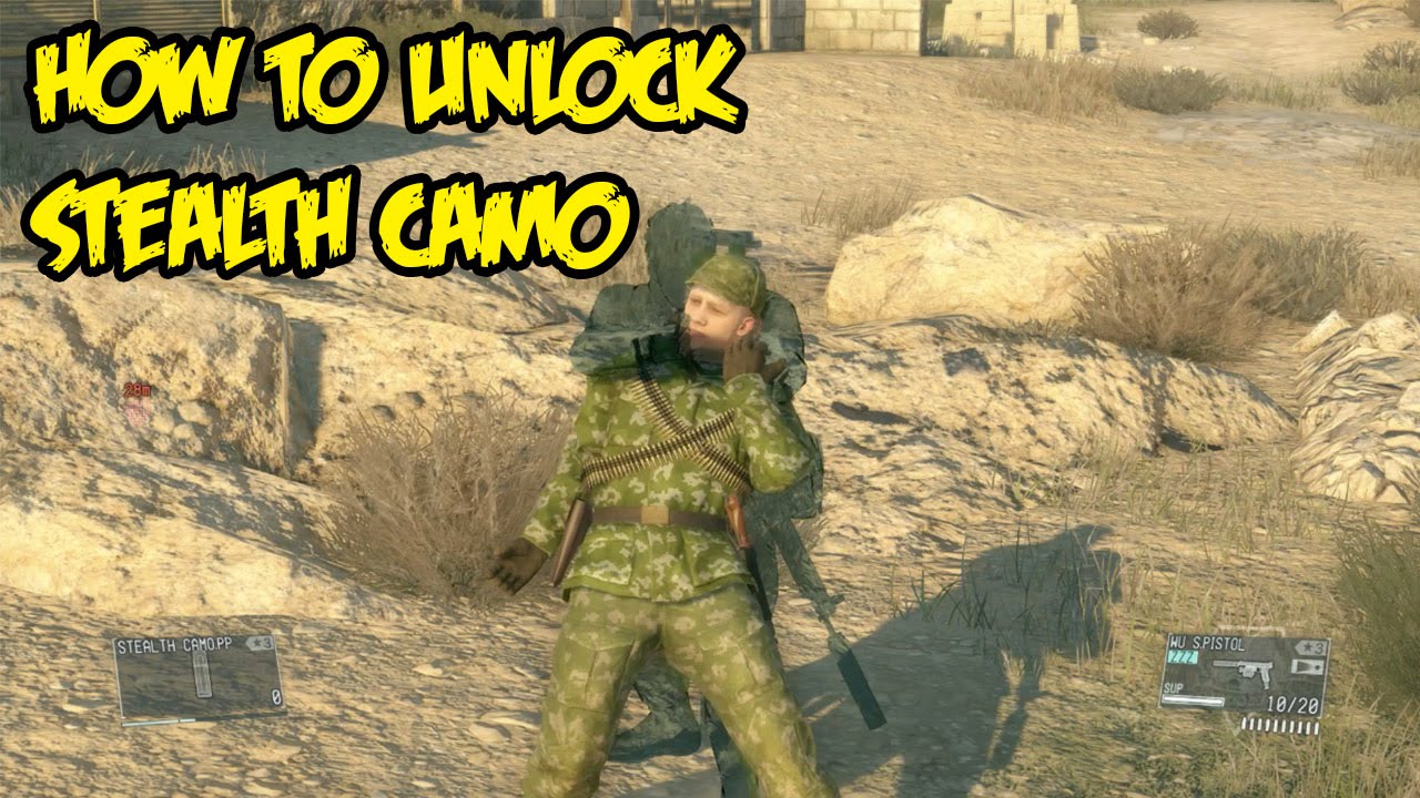 Metal Gear Solid 5 The Phantom Pain: How To Unlock Stealth Camouflage (Temporary Invisibility)