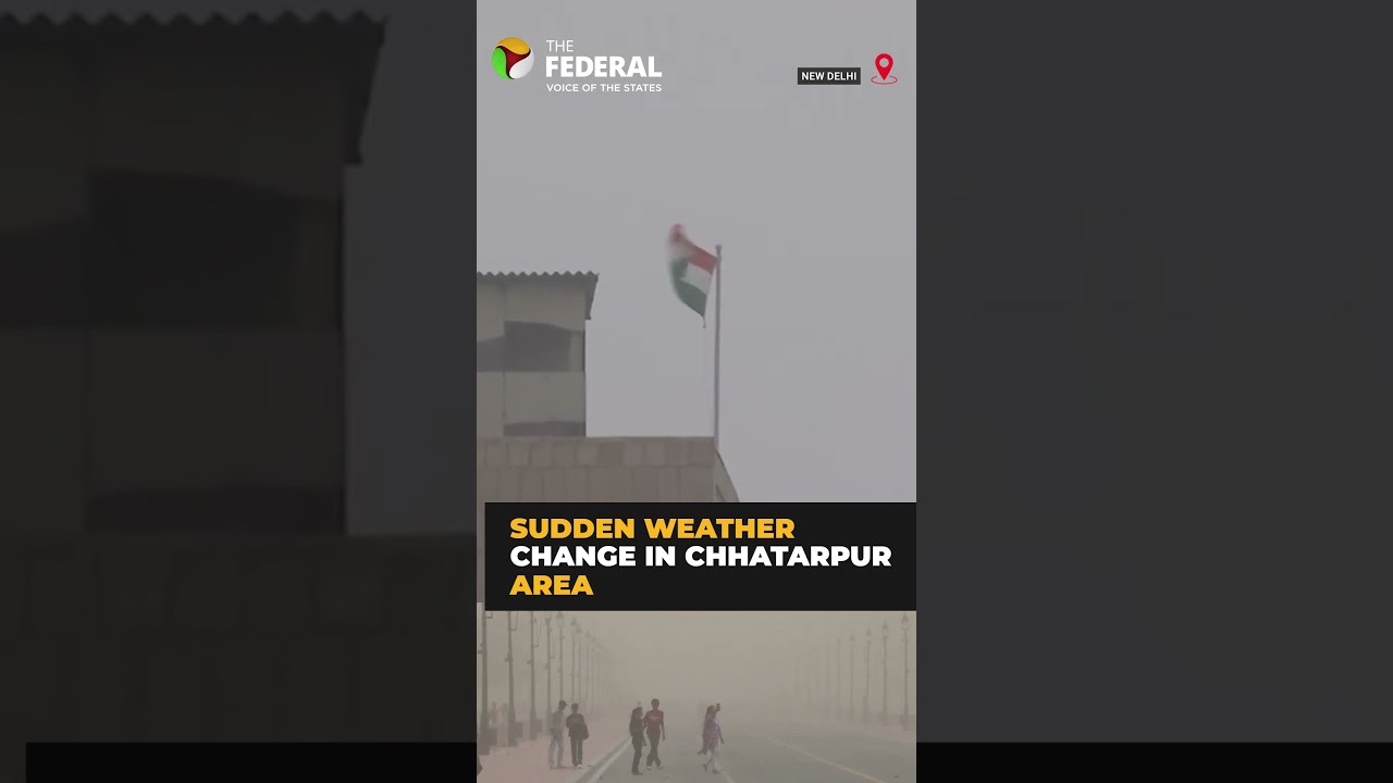 Dust storm sweeps parts of Delhi | #shorts