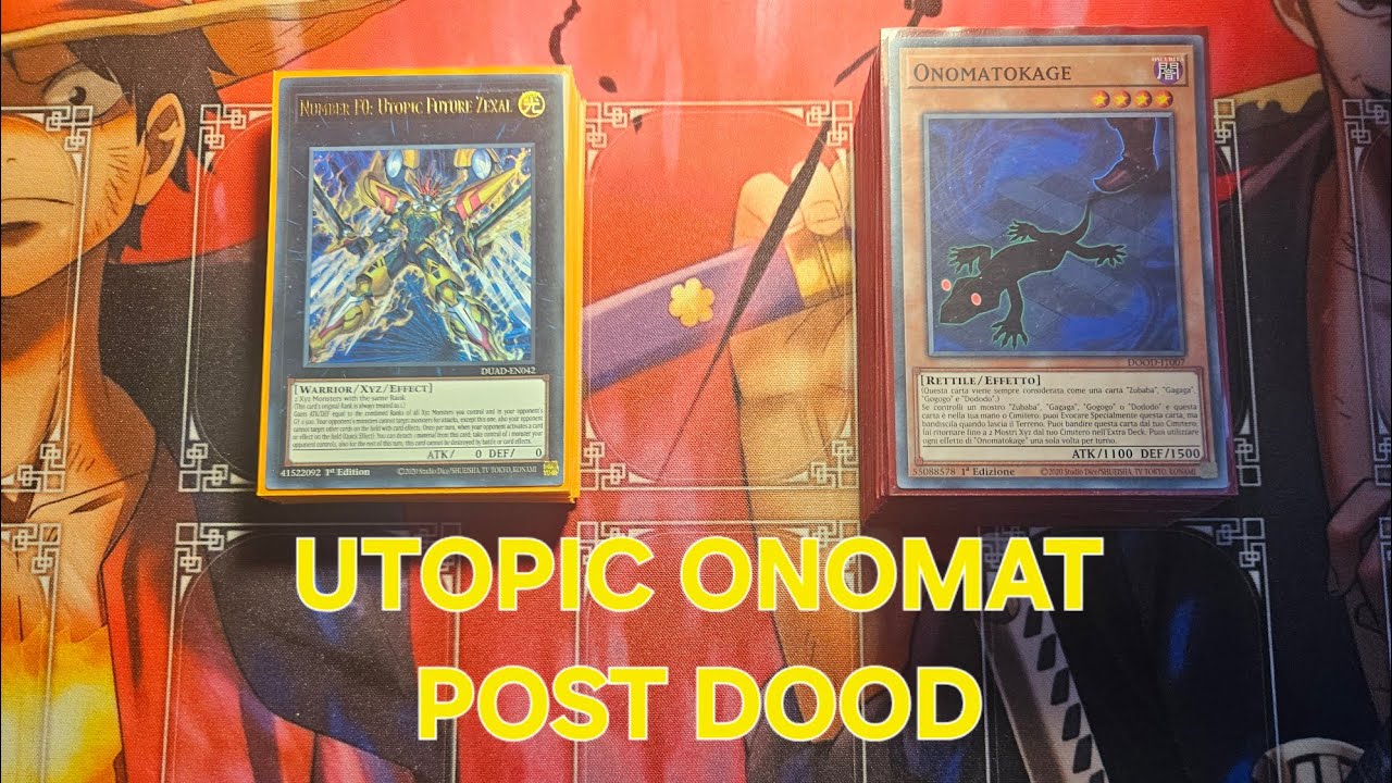 Utopic Onomat Deck profile - Post DOOD
