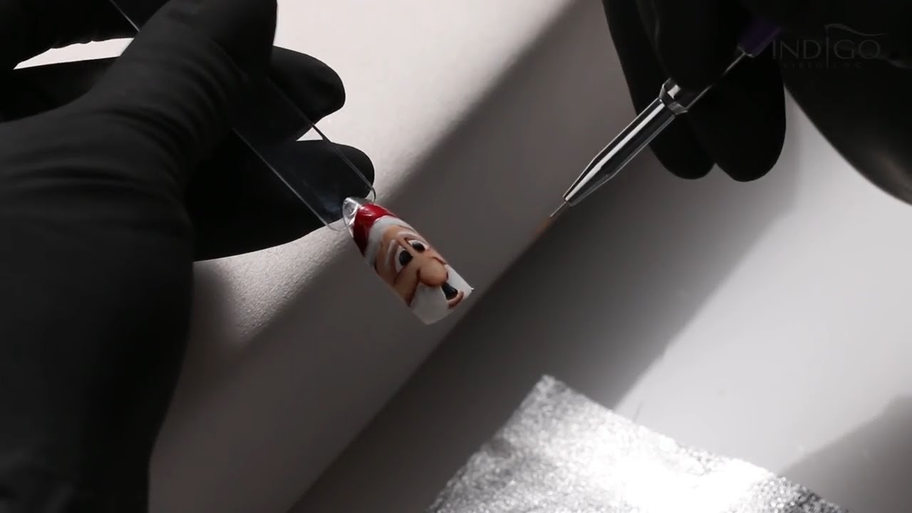 Santa Claus NailArt TUTORIAL :: Święty Mikołaj na paznokciach krok po kroku:: Świąteczne paznokcie