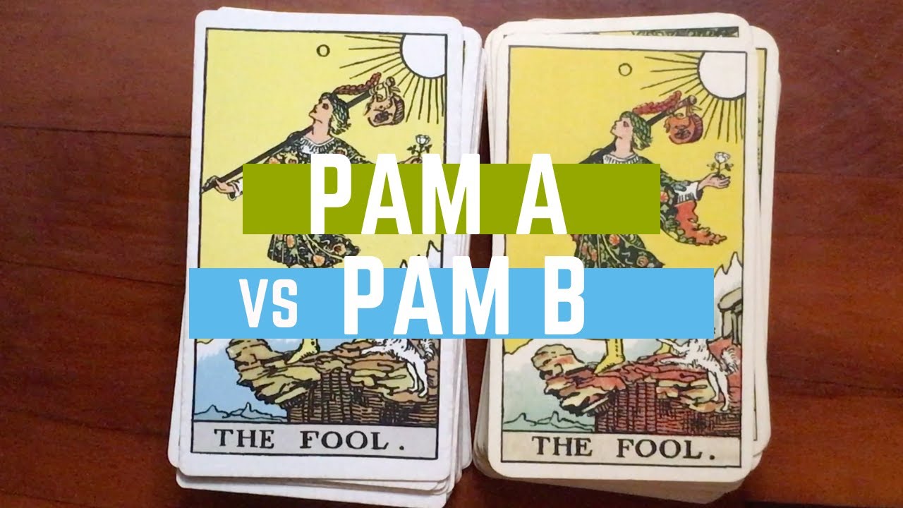 Vintage Tarot: Pam A vs Pam B