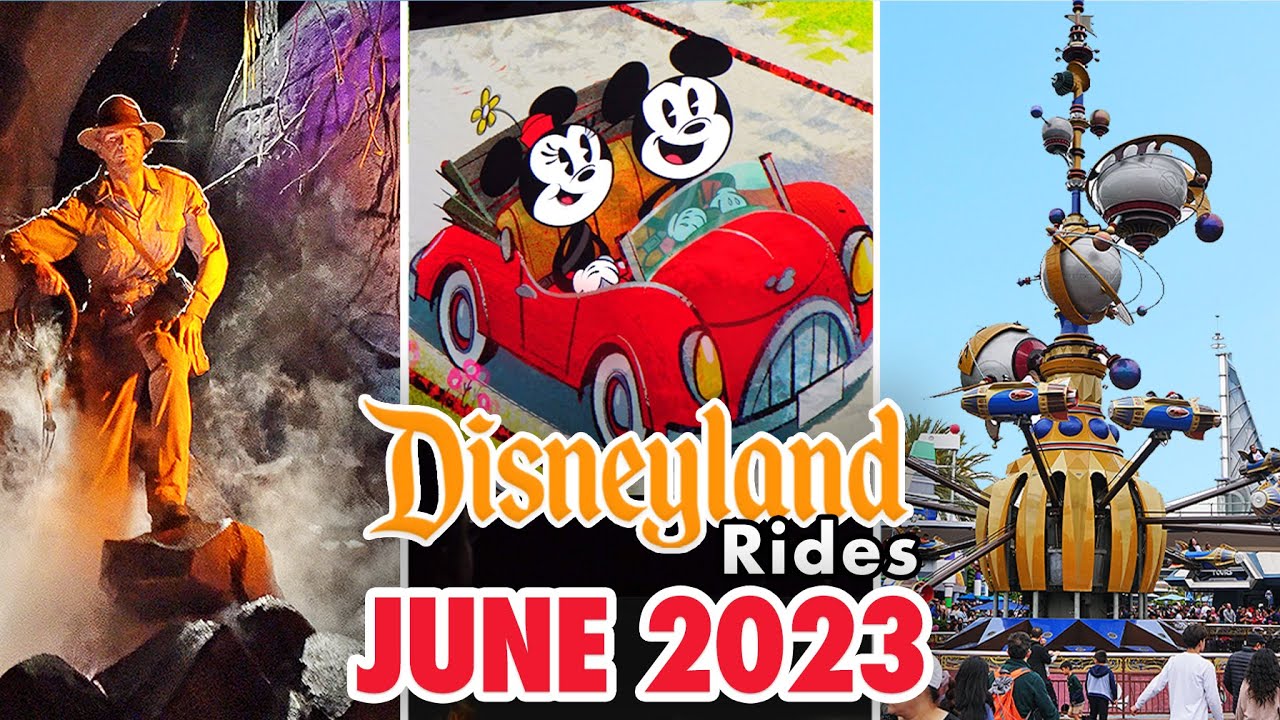 Disneyland Rides - June 2023 POVs [4K]