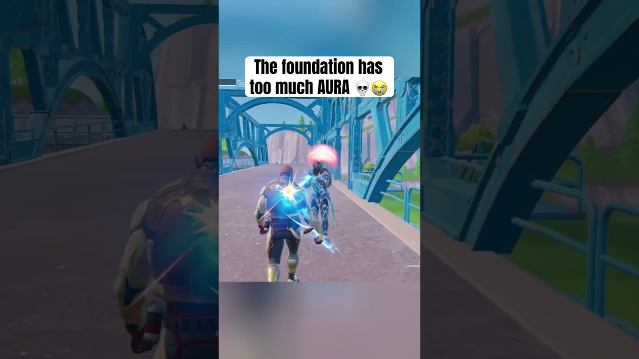 The foundation might be Mr. Aura 💀😭 #fortnite #fortniteclips #fortniteshorts #gaming