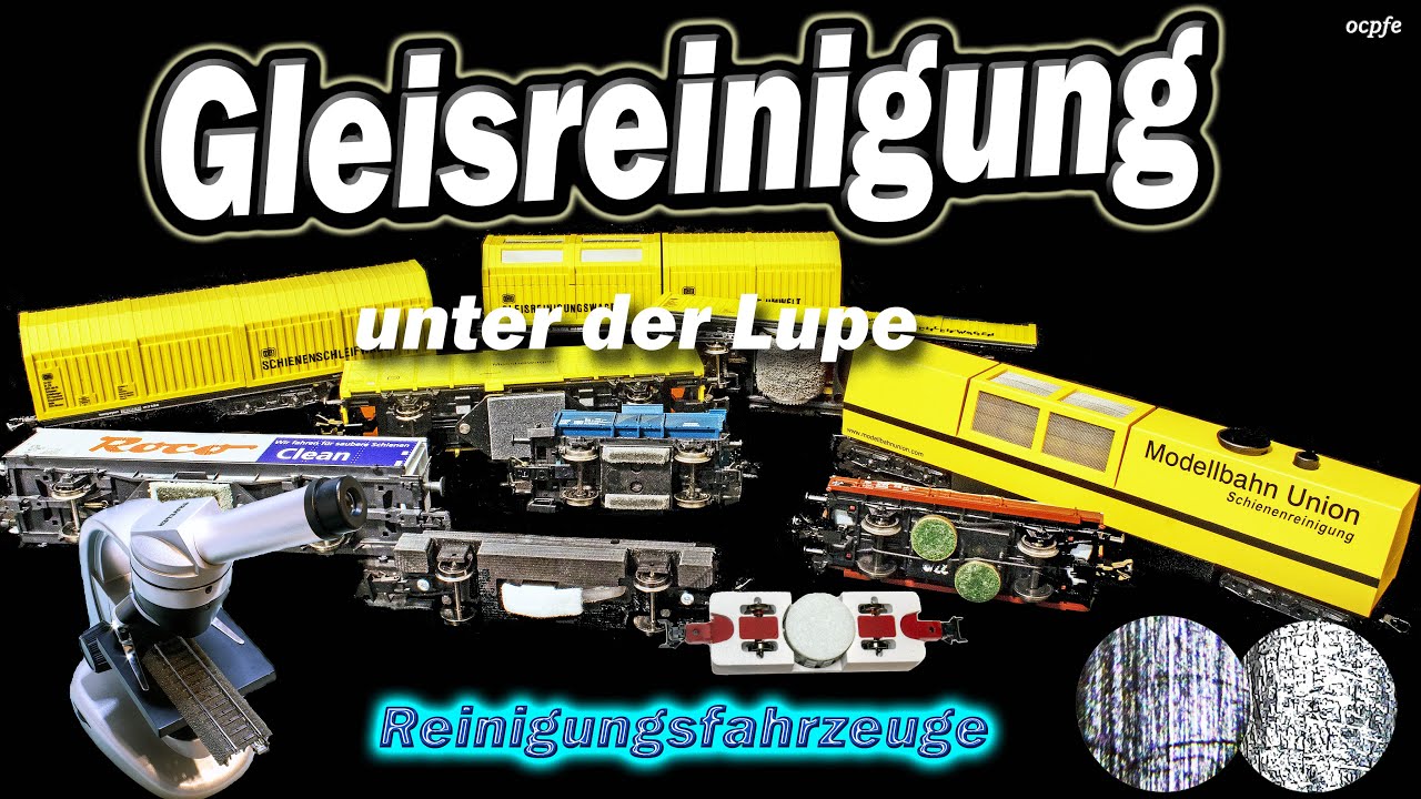 Gleisreinigung unter der Lupe - 10 H0 Gleisreinigungsfahrzeuge im Test