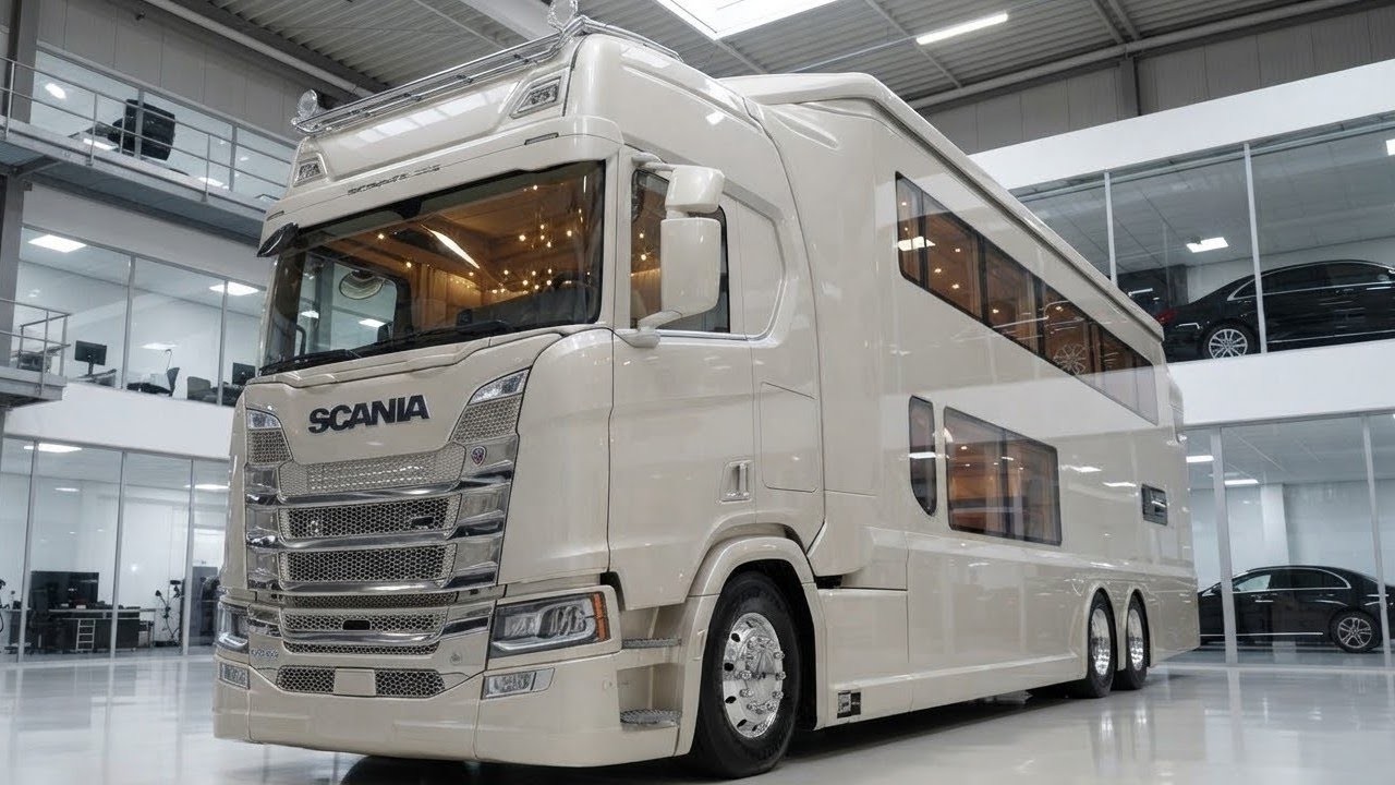 Inside the $5 MILLION 2027 Scania Double Motorhome! 🤯 The Ultimate Luxury Home on Wheels