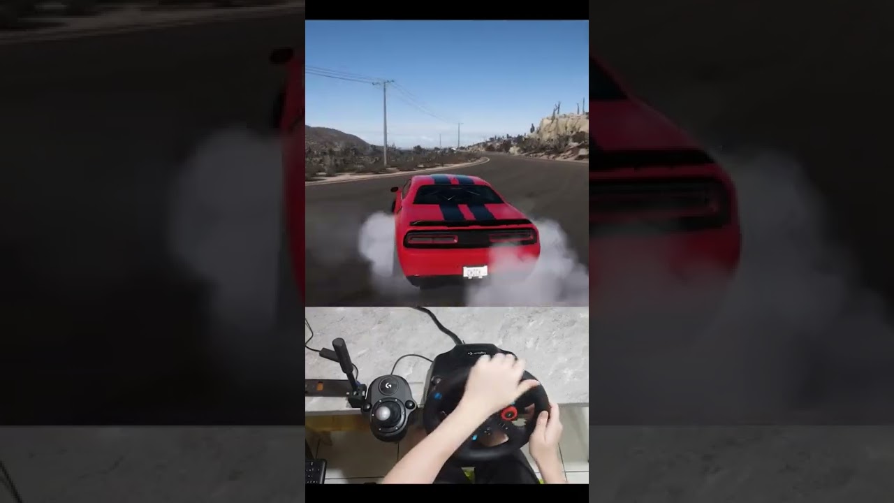 Dodge Challenger SRT Hellcat Drifts 🔥🔥 Forza Horizon 5 - Logitech G29 Steering Wheel 