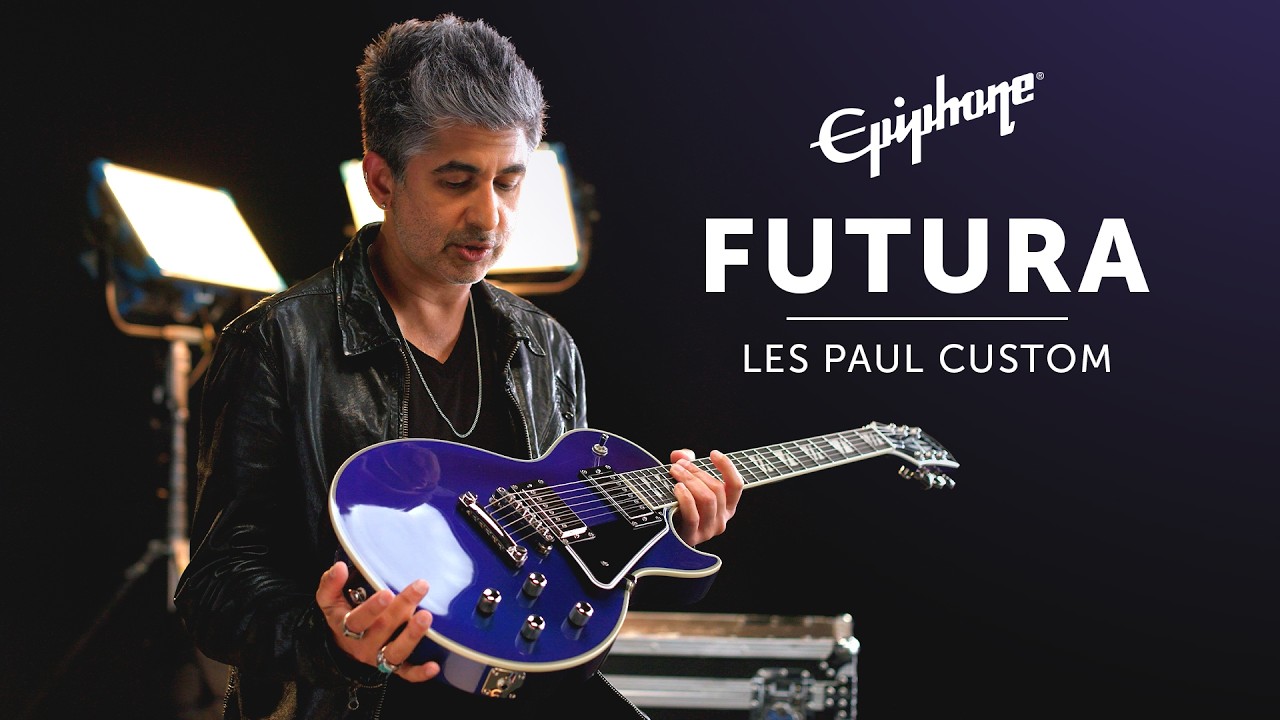 Epiphone Futura Les Paul Niestandardowe demo &ndash; seria Epiphone Futura